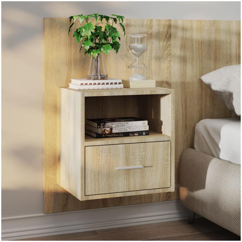 Comodini a Muro 2 pz Rovere Sonoma - Foto 2