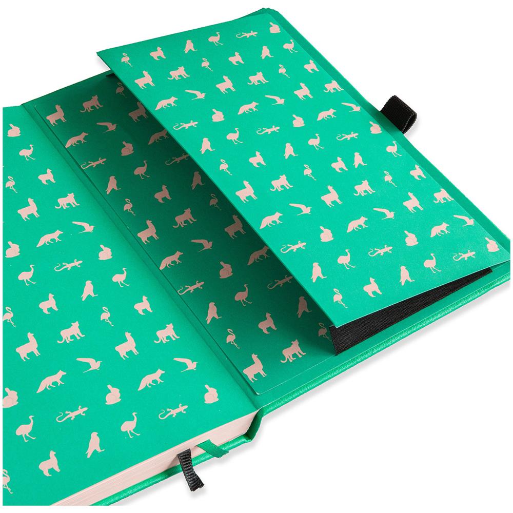 Dingbats* Earth Taccuino A5 - Emerald Eduardo Avaroa Puntinato - Diario A Carta D'avorio 100g /m² - Quaderno Di Schizzi A Copertura Rigida, Pagine Numerate, Pagine Di Indice E Chiave - Foto 8