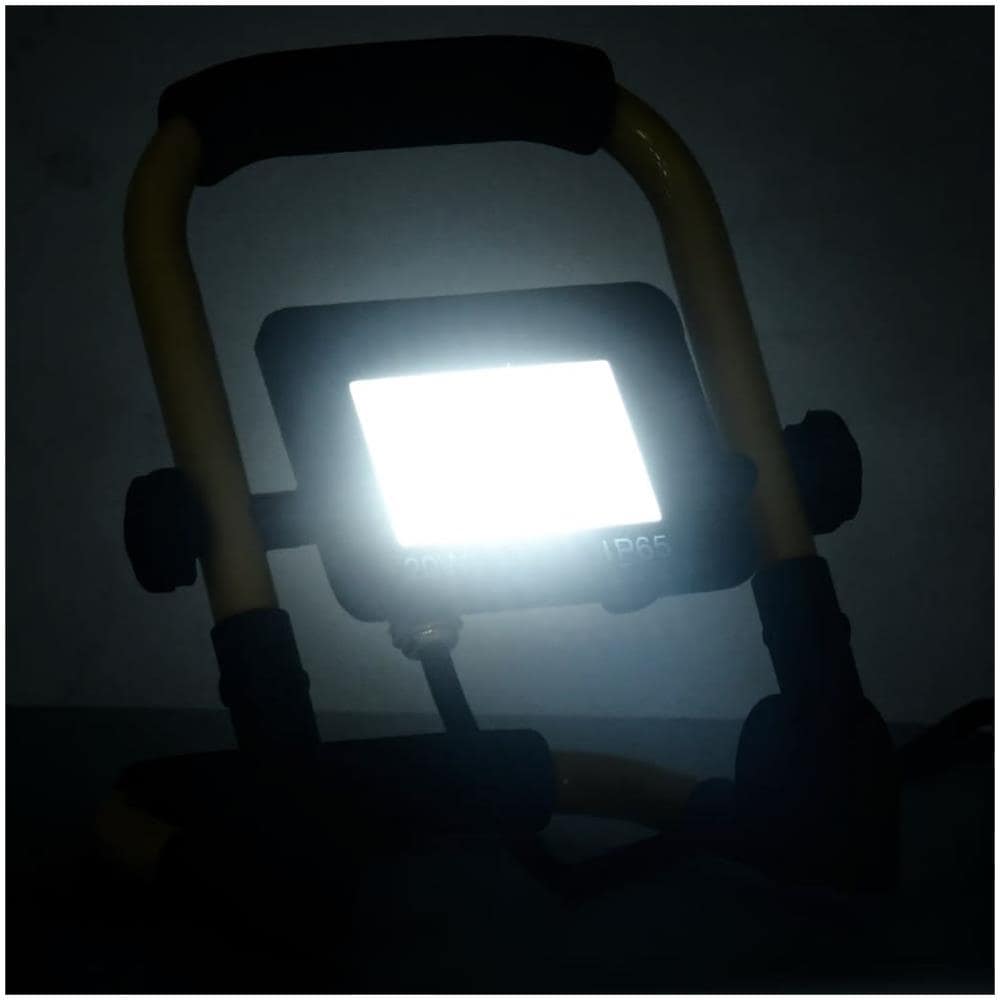 Faretto A Led Con Maniglia 20 W Bianco Freddo - Foto 2