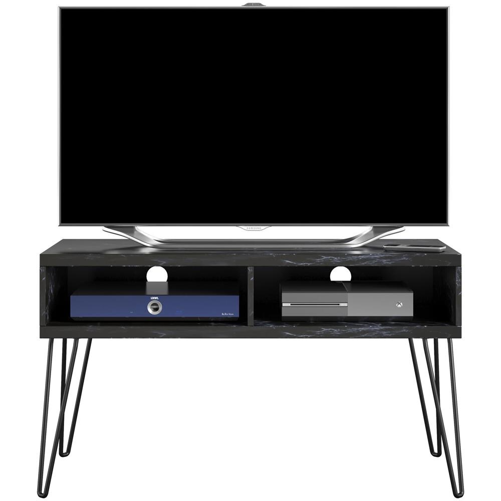 Athena Porta Tv A 2 Vani In Mdf Marmo Nero - Foto 2