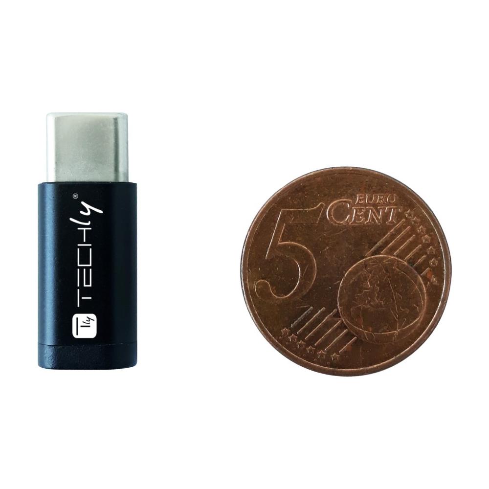 IADAP USBC-MBKT adattatore per inversione del genere dei cavi Micro-USB Nero - Foto 9