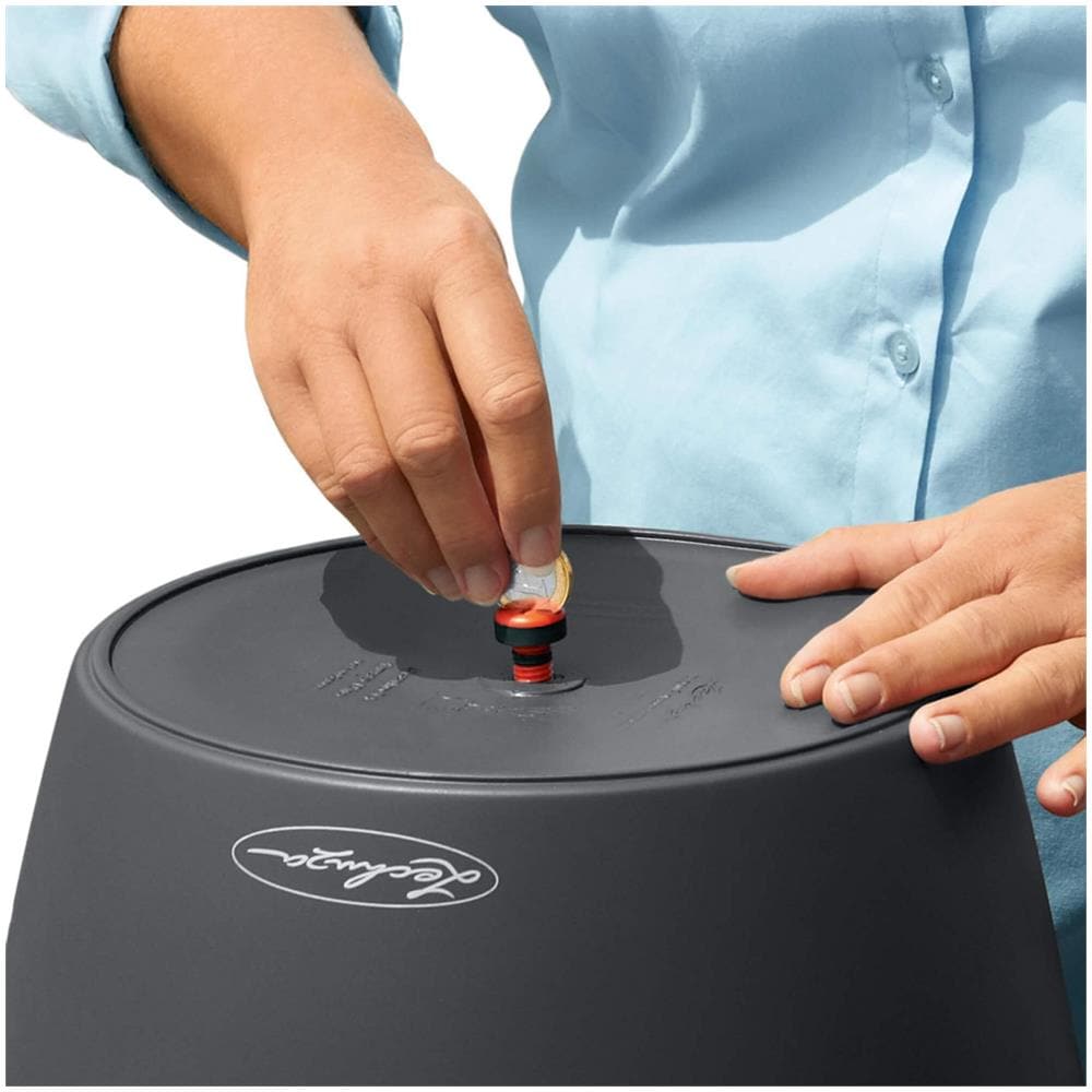 CLASSICO Interno /esterno Vaso a cubo Libera installazione Polipropilene (PP) Nero - Foto 6