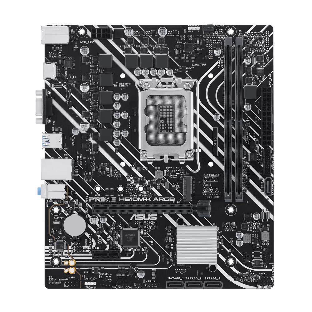 Scheda Madre Prime H610M-K Socket LGA 1700 Chipset Intel H610 Micro-ATX - Foto 1