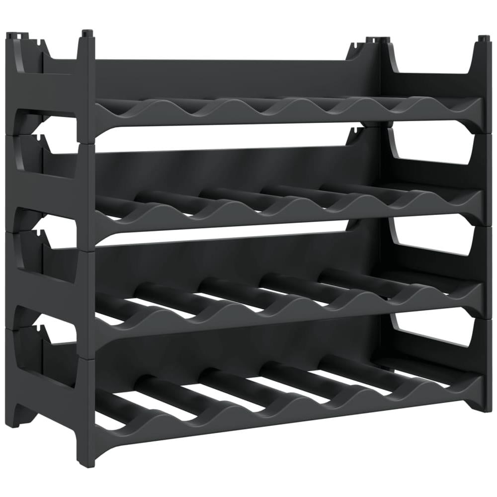 Portabottiglie Per 24 Bottiglie In Pp Impilabile - Foto 2