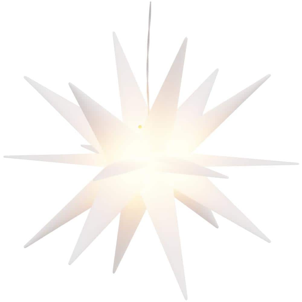 Luce Di Natale Con Led Pieghevole Bianca 43 Cm - Foto 1