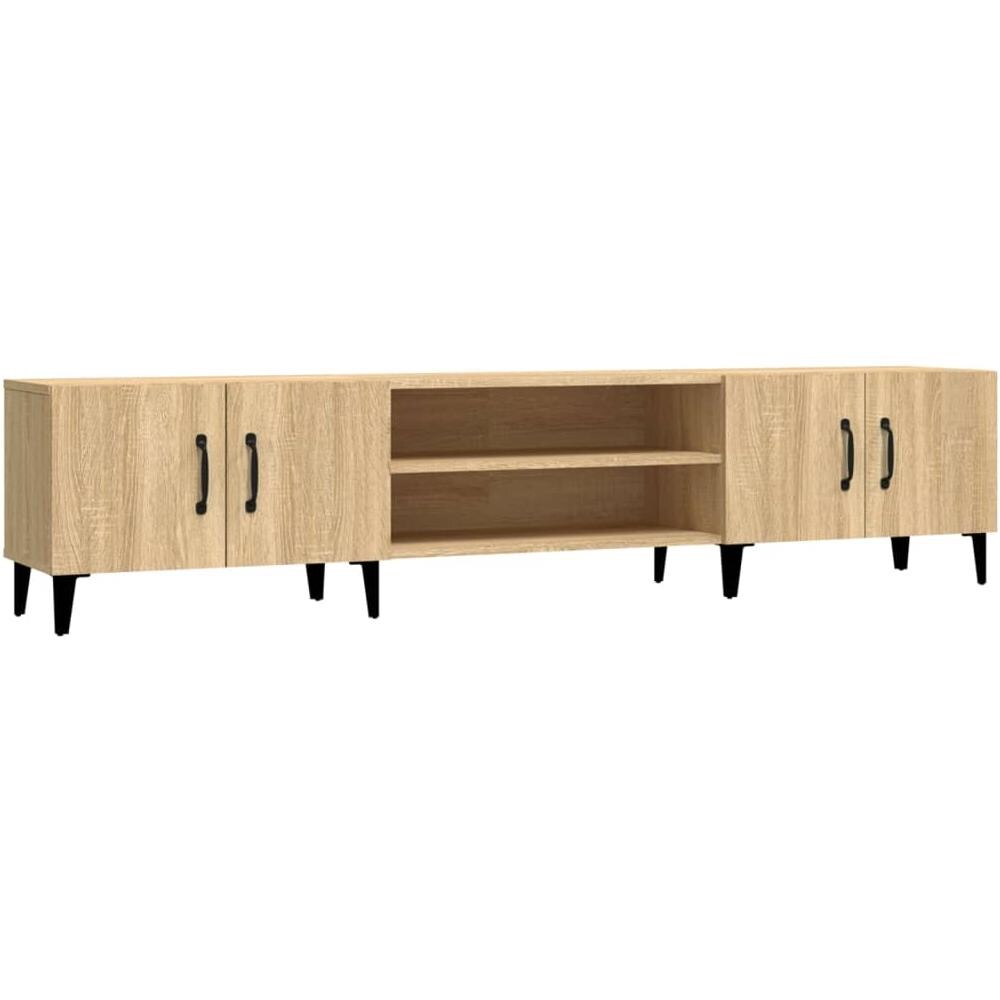 Mobile Per Tv Rovere Sonoma 180x31,5x40 Cm In Legno Multistrato - Foto 2