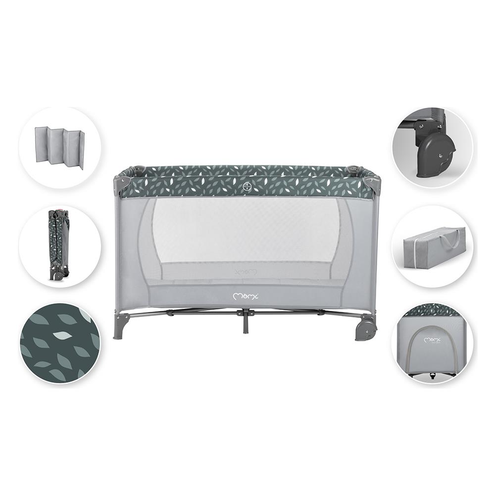 LOZE00015 lettino portatile per bambino Grigio - Foto 6