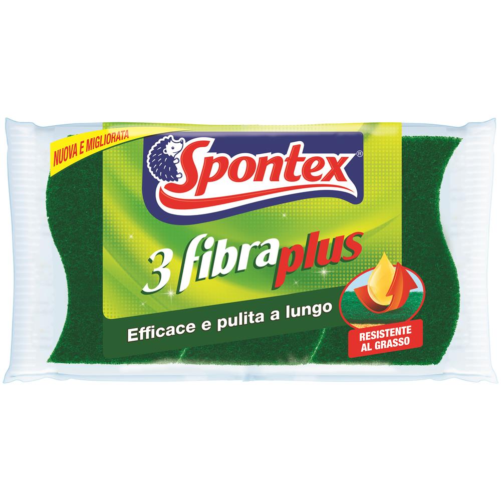 Spugna + Fibra Fibraplus 3 Pezzi Attrezzi Pulizie - Foto 2