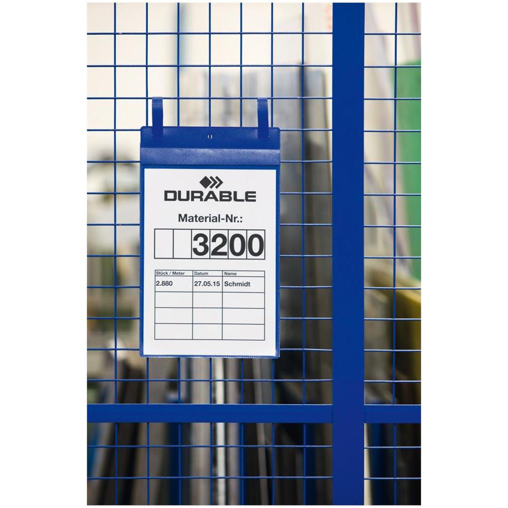 Buste Logistica Filo Metallico di Aggancio Blu - Foto 4