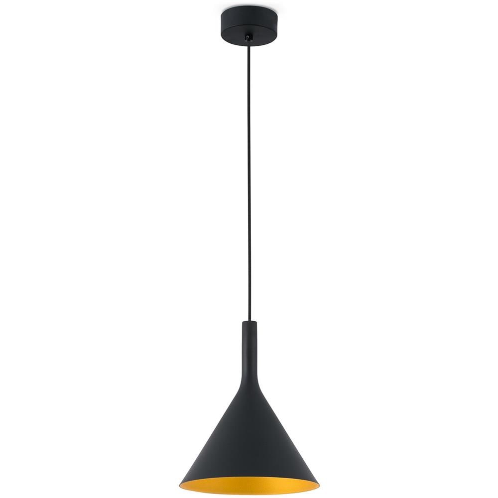 Pam 64162-solido A Sospensione, Lampadina Inclusa, Led, 24w, Colore: Nero - Foto 2
