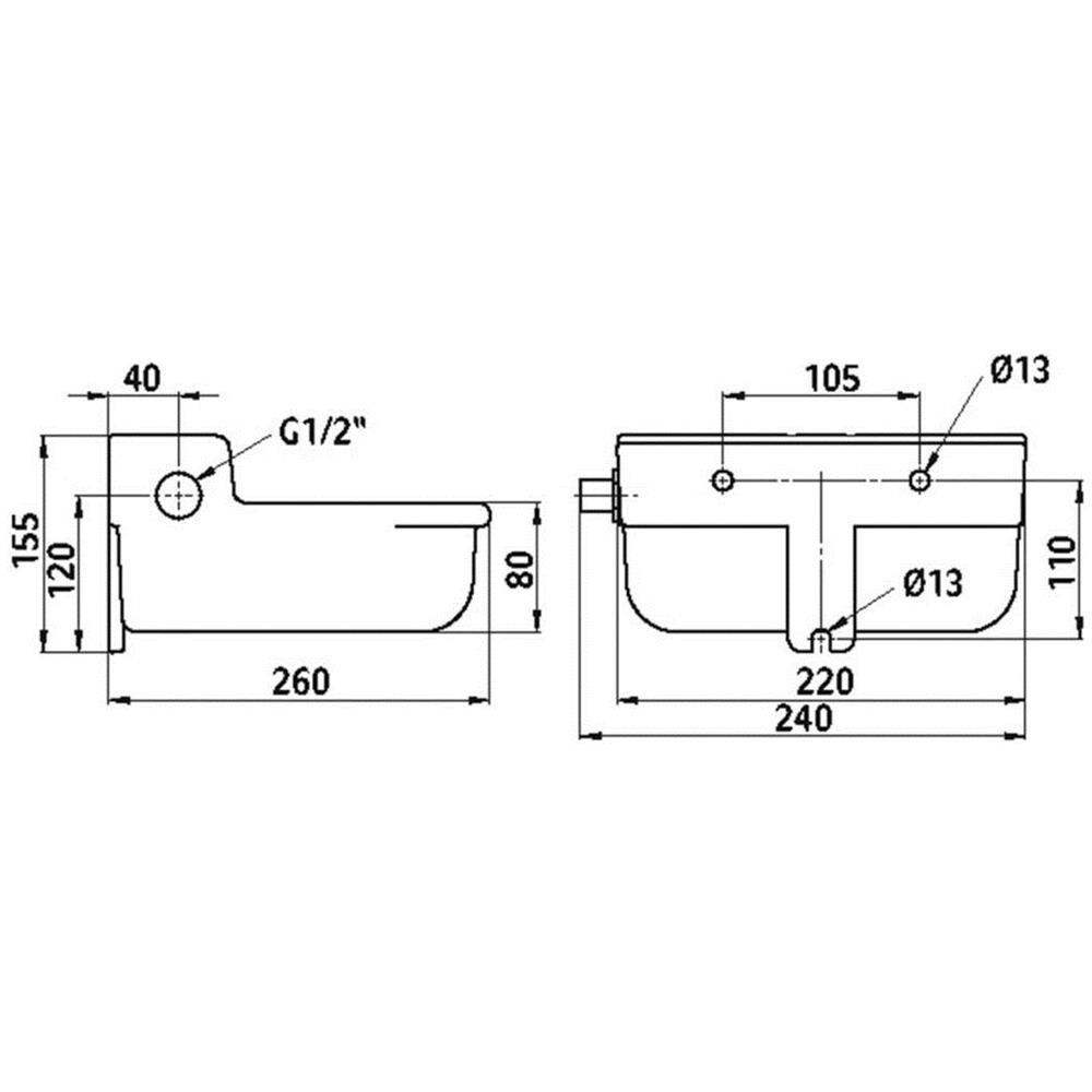 Ciotola Abbeveratoio S190 2 L Ghisa Verde 22190 - Foto 2