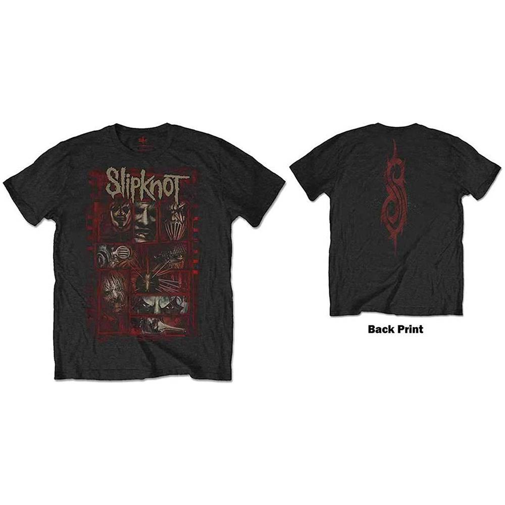 Slipknot: Sketch Boxes (Back Print) (T-Shirt Unisex Tg. XL) - Foto 1