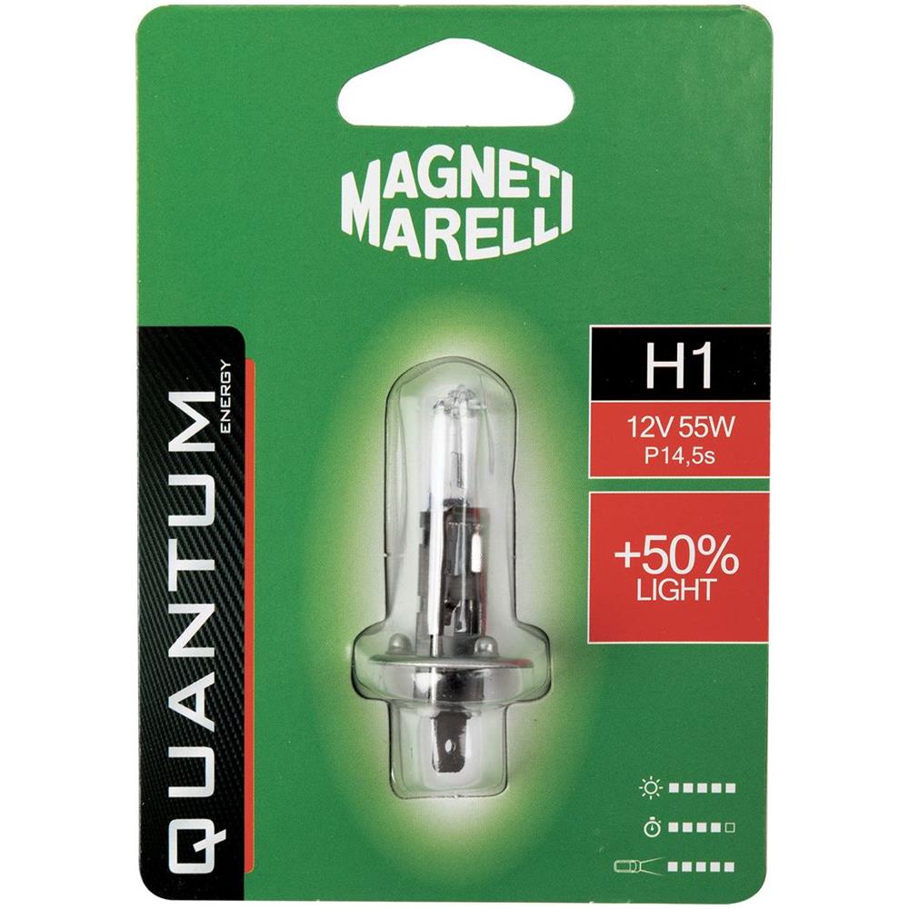 H1 Lampadina Singola Auto +50% Light 12v 55w Attacco P14,5s - Foto 2