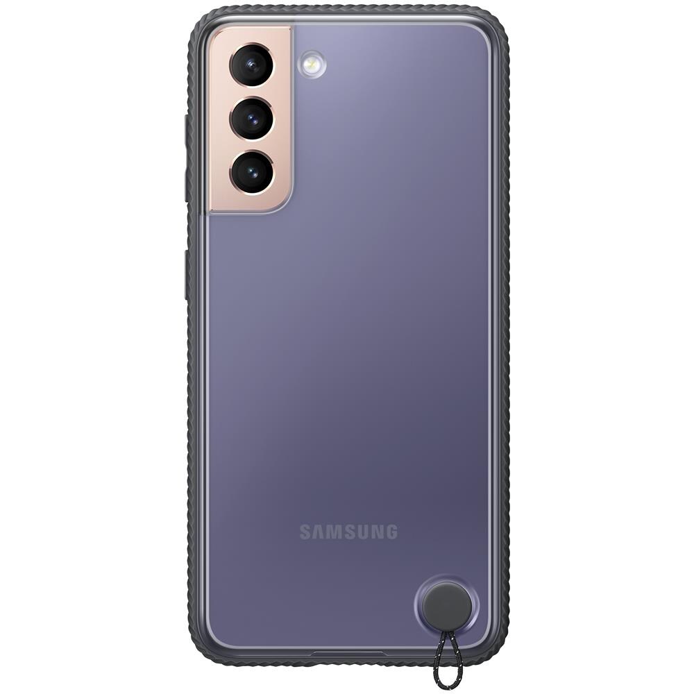 Clear Protective Cover for G991B Galaxy S21 black - Foto 1
