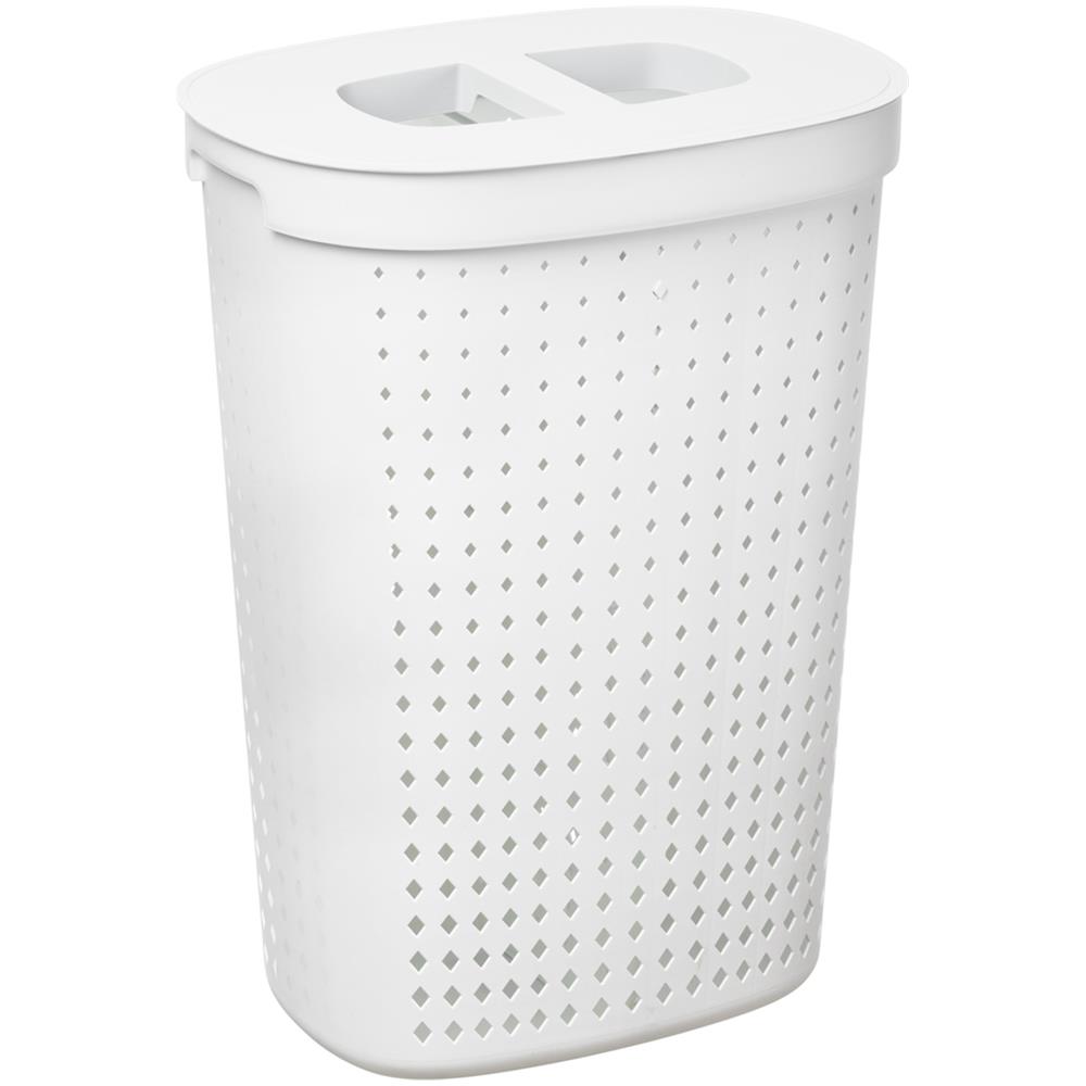 Portabiancheria Cesto Portaoggetti 61l (bianco) - Foto 2