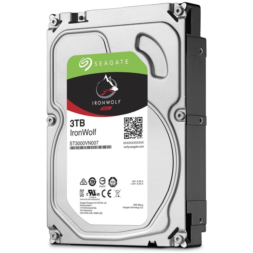 Nas Hdd Ironwolf 3tb St3000vn007 5900 Rpm, 3,5"", Sata, 64 Mb - Foto 2