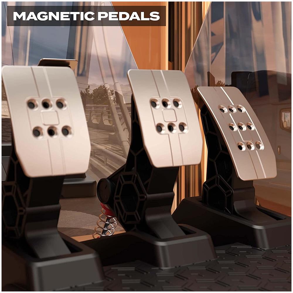 Pedaliera T3PM Pedali Magnetici Compatibile con PS5, PS4, Xbox One, Xbox Series X | S, PC - Foto 2
