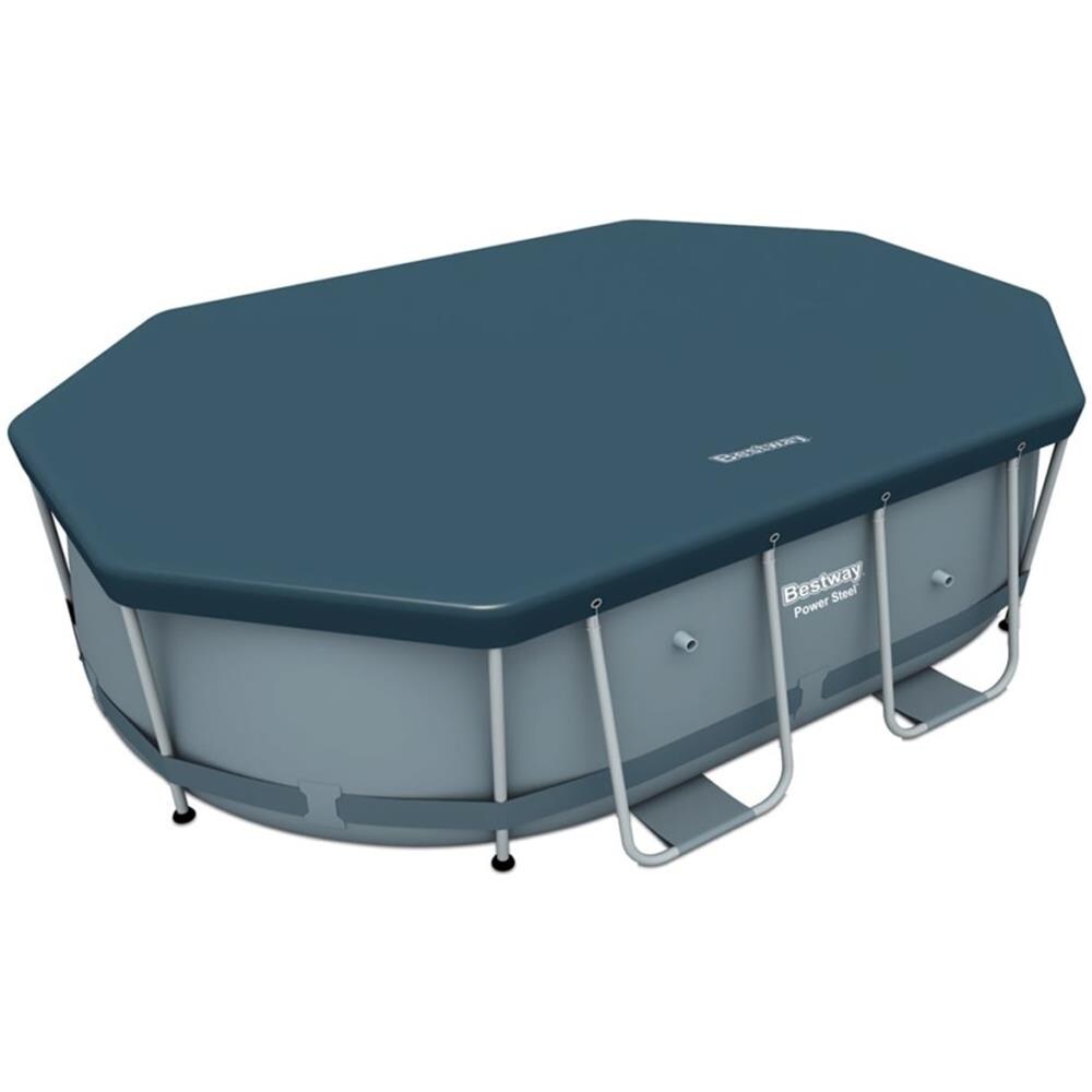 Tenda di Copertura per Piscine Levant Ovale 300x200 cm 58424 - Foto 2