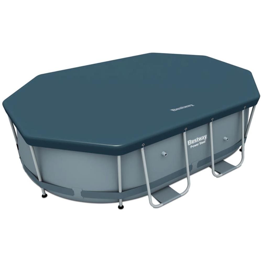 Tenda di Copertura per Piscine Levant Ovale 300x200 cm 58424 - Foto 1