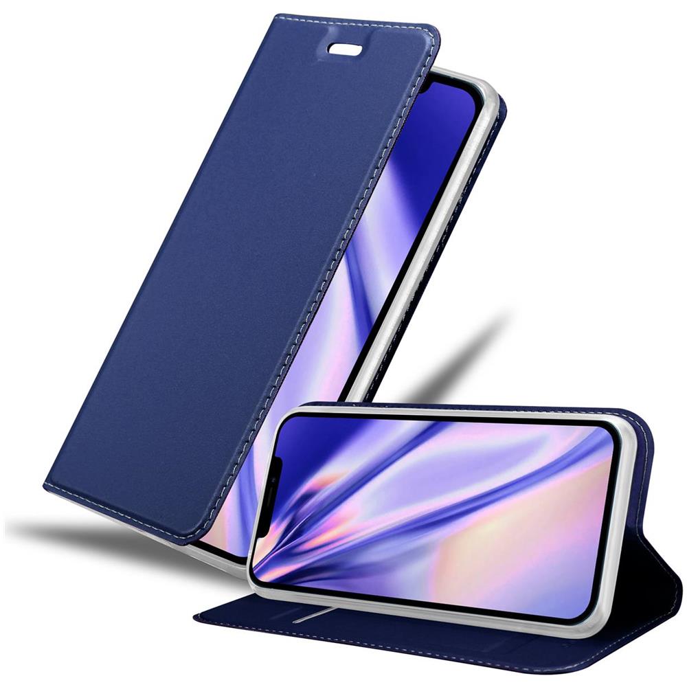 Custodia Compatibile Con Apple Iphone 12 Pro Max (6,7"" Zoll) In Classy Blu Scuro - Coperchio Protettiva Con Chiusura Magnetica, Funzione Stand E Tasca Per Le Carte - Foto 1