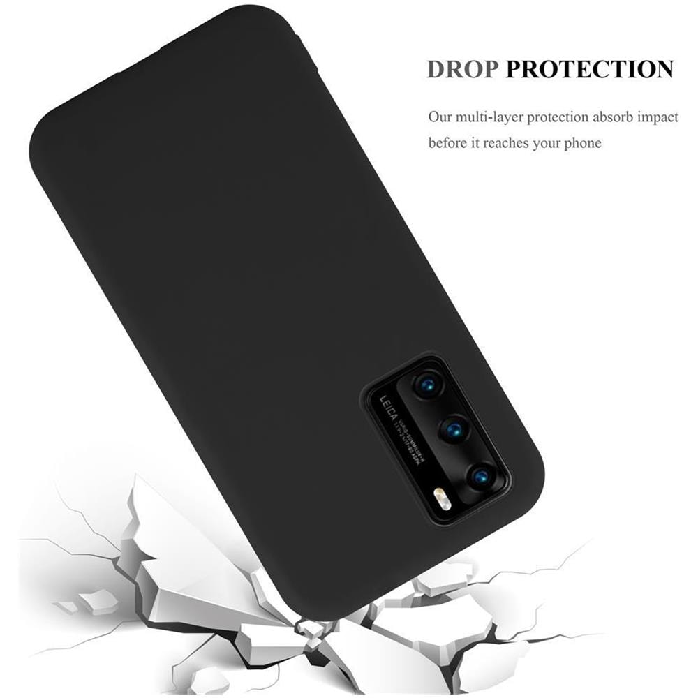 Custodia Compatibile Con Huawei P40 In Candy Nero - Coperchio Protettivo In Silicone Tpu Flessibile - Foto 8