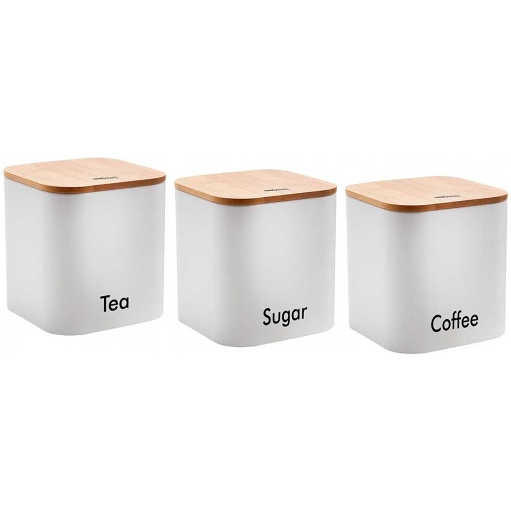 Set Di Contenitori Da Cucina Kh-1526 Con Coperchi In Bambù Per Una Conservazione Ermetica - Foto 1