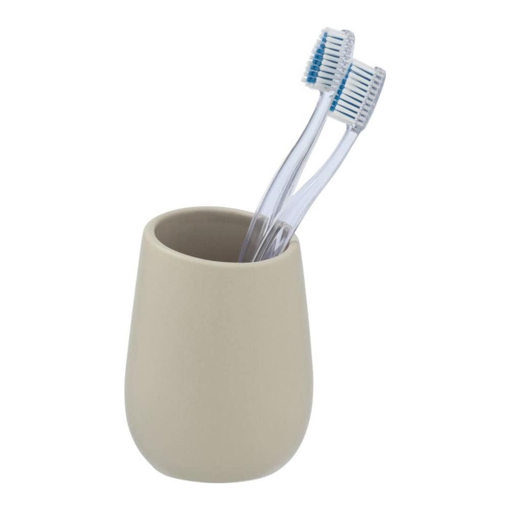 Tazza In Ceramica Per Spazzole Badi, Grigio, Wenko - Foto 1
