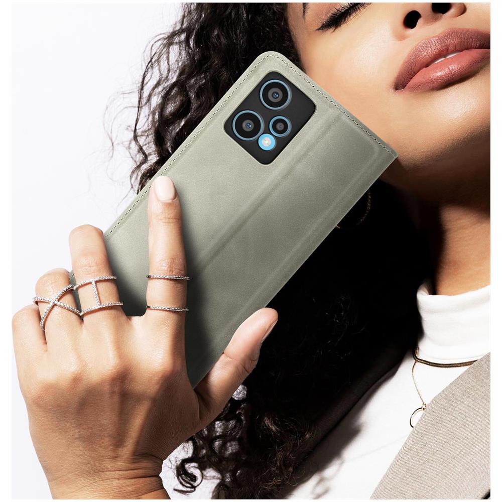 Custodia Portafoglio Realme 9 5g / 9 Pro Grigia - Foto 5