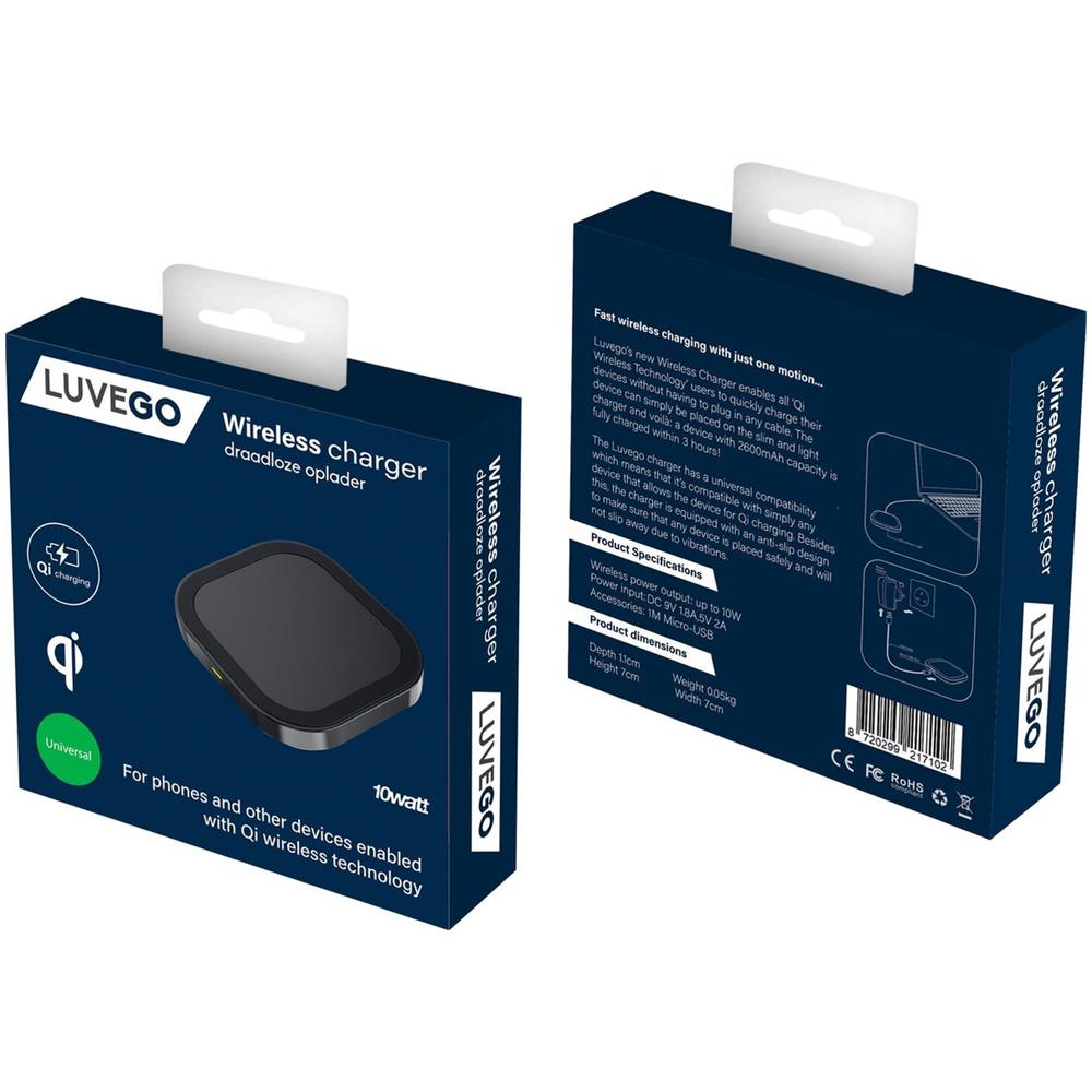 Caricabatterie Wireless Qi 10w - Con Cavo - Foto 3