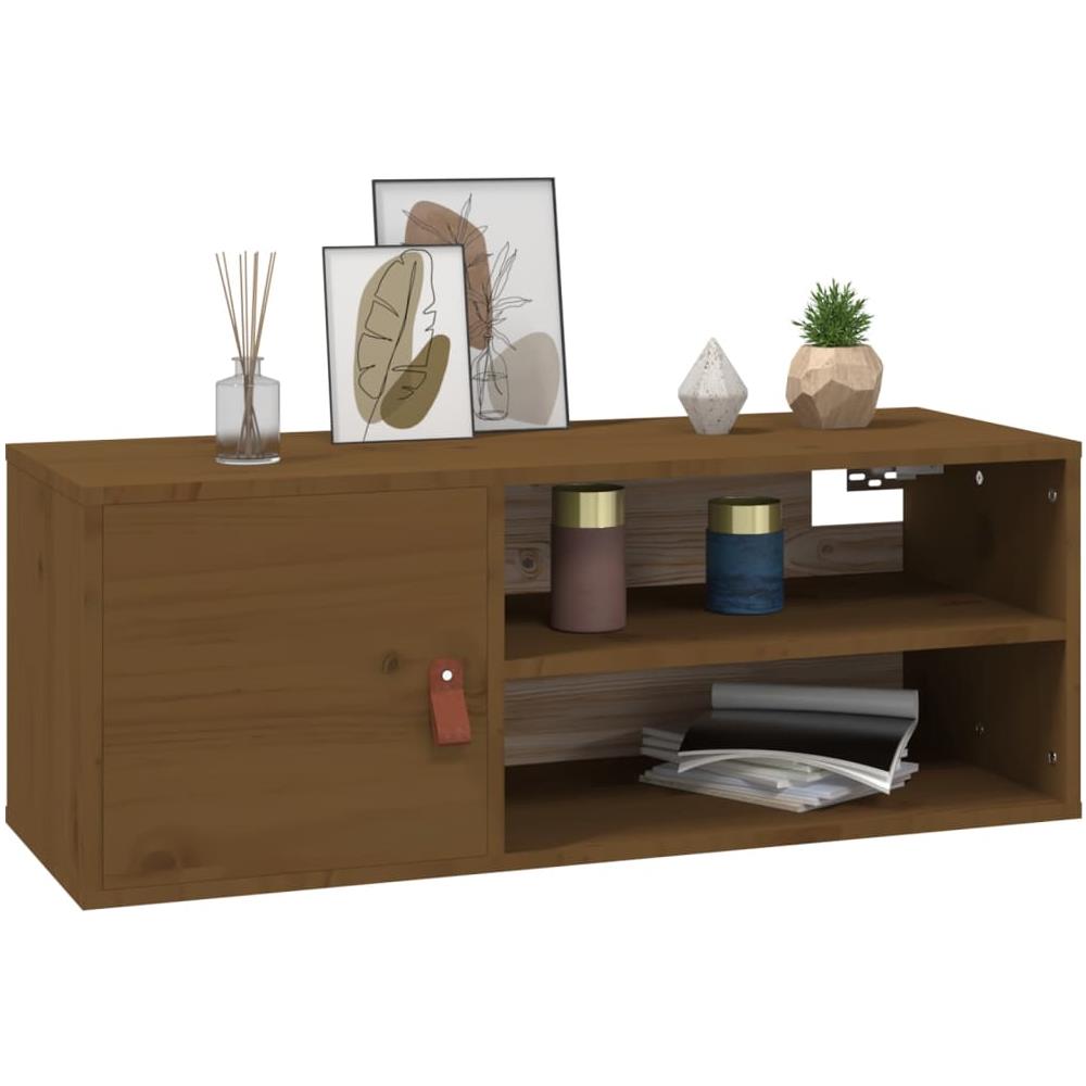 Pensile Miele 80x30x30 Cm In Legno Massello Di Pino - Foto 2