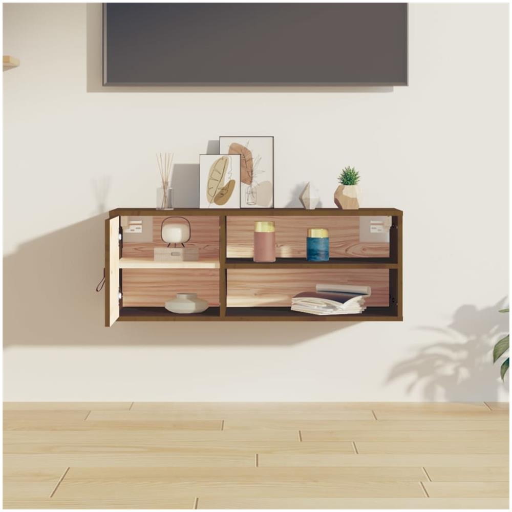 Pensile Miele 80x30x30 Cm In Legno Massello Di Pino - Foto 3