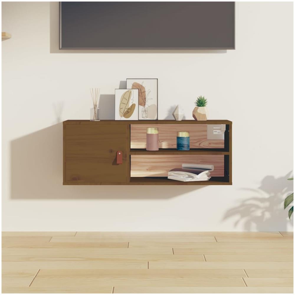 Pensile Miele 80x30x30 Cm In Legno Massello Di Pino - Foto 1