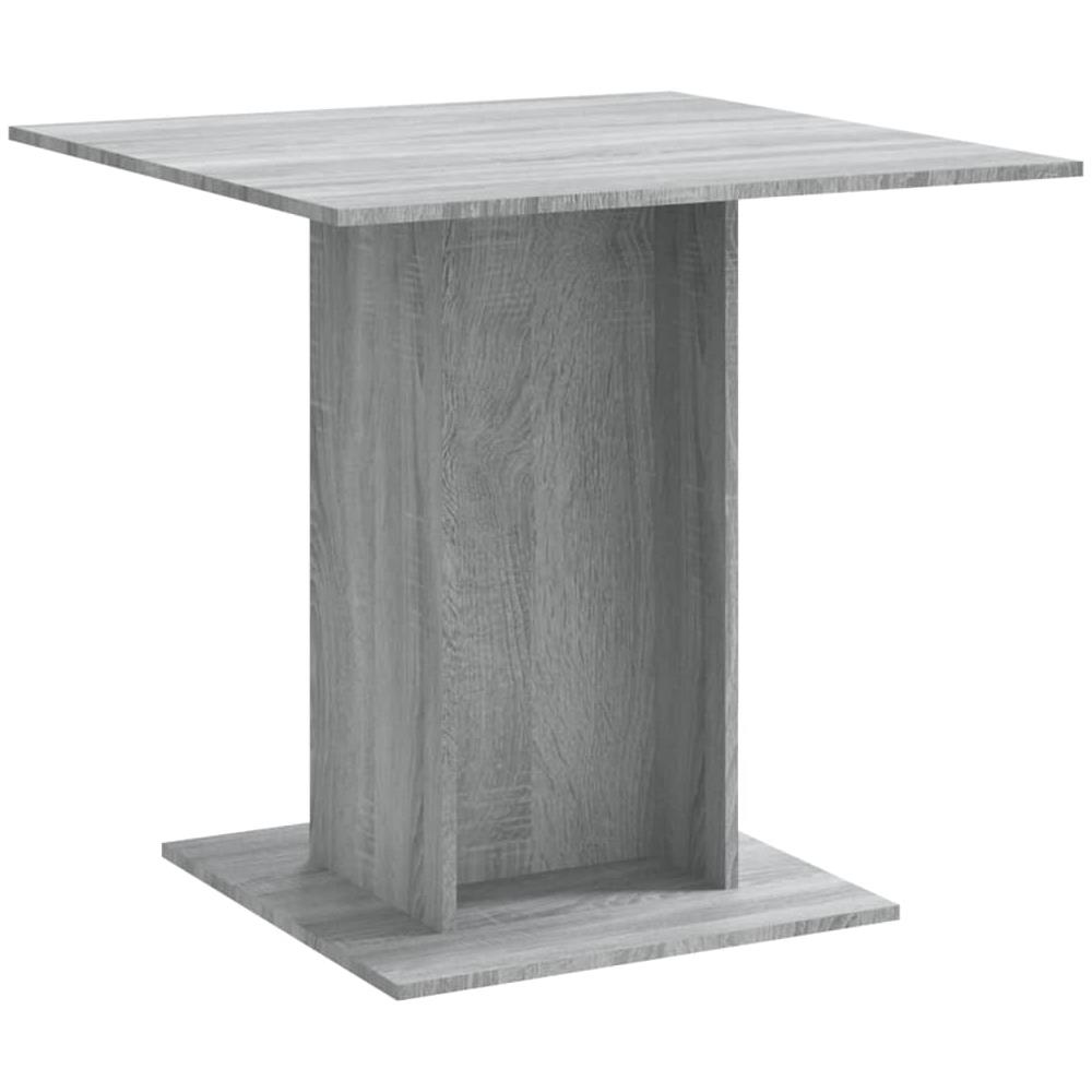 Tavolo Da Pranzo Grigio Sonoma 80x80x75 Cm In Legno Multistrato - Foto 2