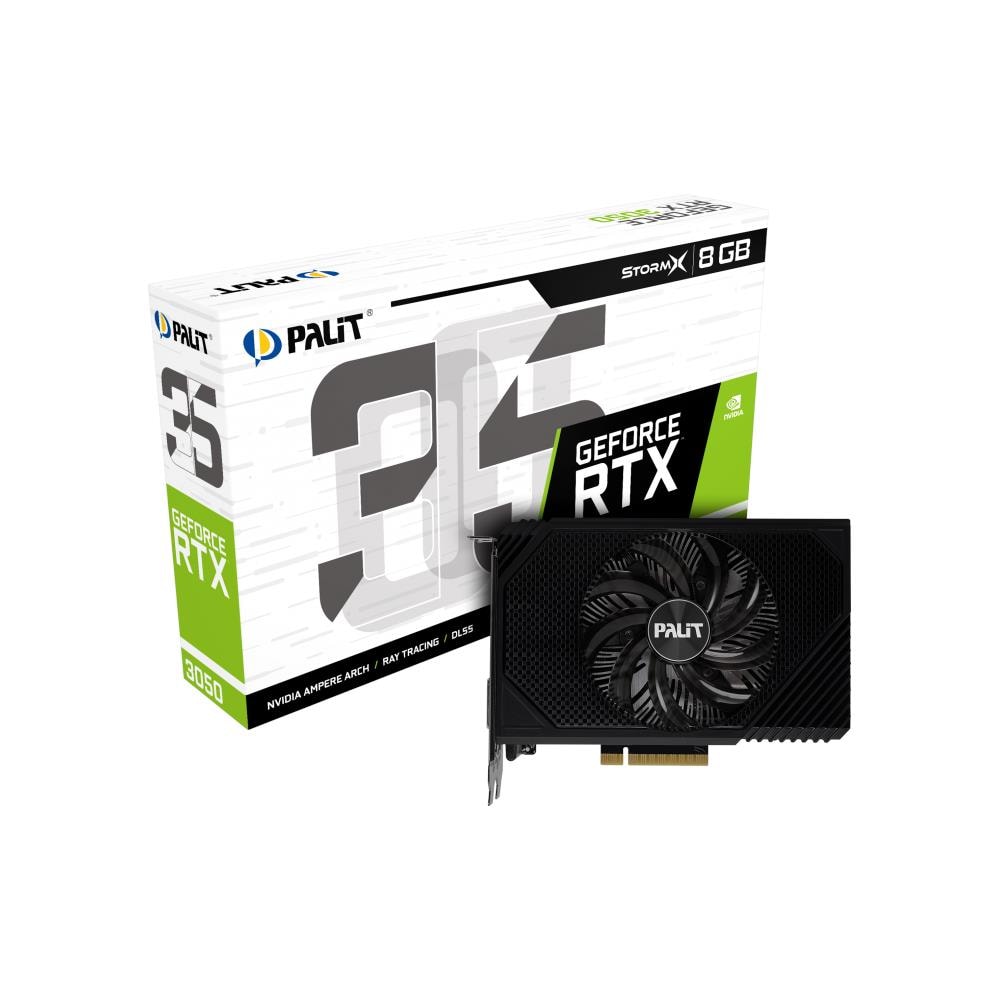 GeForce RTX 3050 8 GB GDDR6 PCI Express 4.0 / 1 x DisplayPorts / 1x HDMI / 1x DVI-D TWIN X2 OC - Foto 1