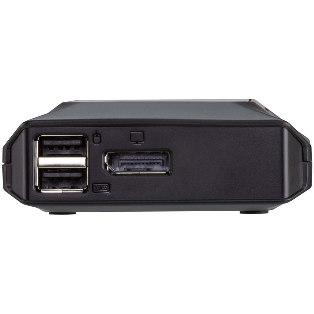 Switch KVM DisplayPort 4K USB-C a 2 porte con selettore di porte remoto - Foto 2