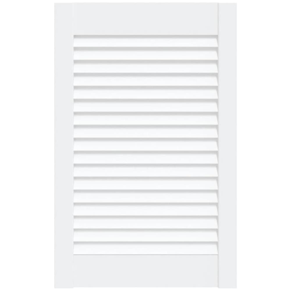 Anta con Design a Lamelle Bianca 61,5x39,4 cm in Legno di Pino - Foto 1