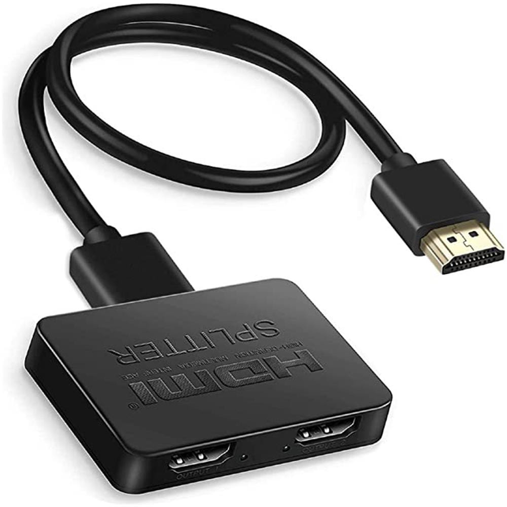 Splitter Hdmi 4k 1 Ingresso / 2 Uscite Black - Foto 1