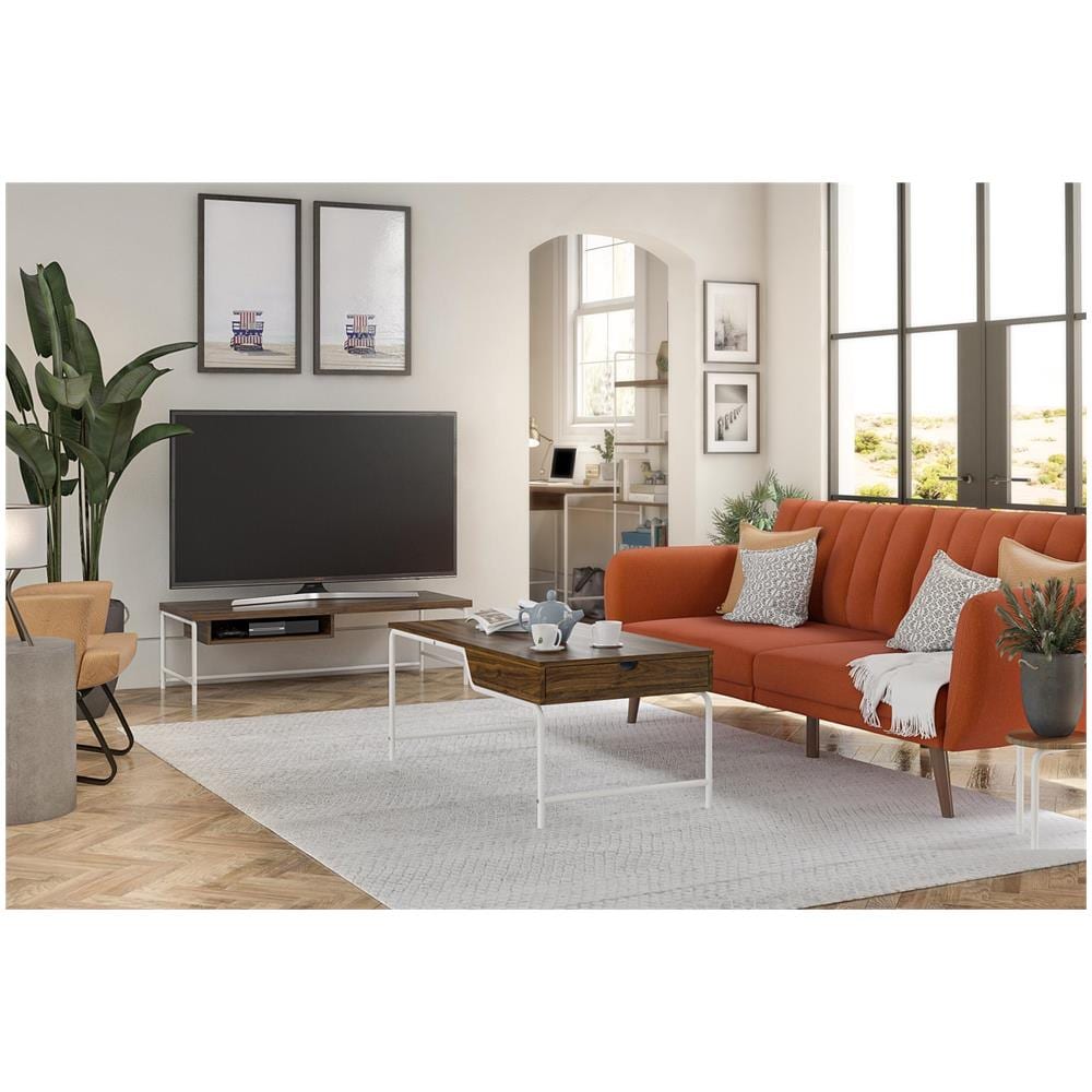 Webster Tavolino In Mdf Noce - Foto 6