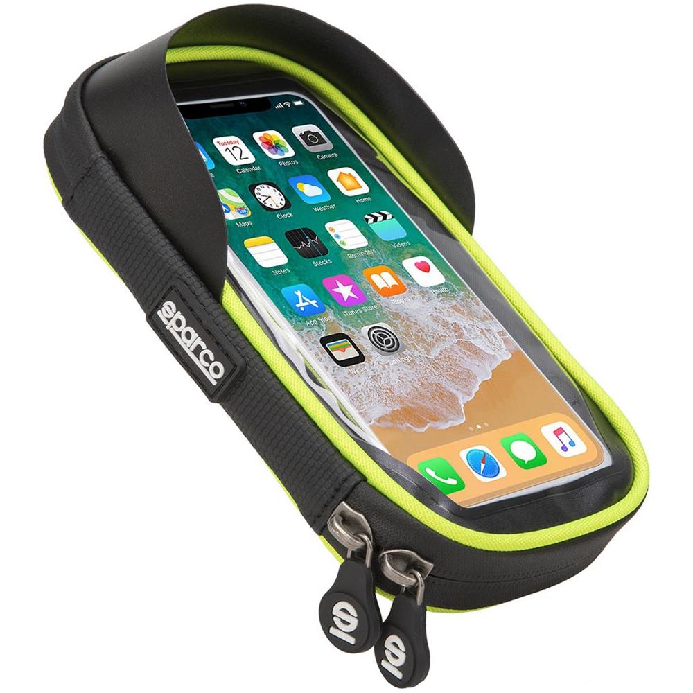 Custodia Borsa Gialla Porta Cellulare Per Bici In Microfibra Impermeabile Con Touchscreen E Cerniera Doppia - Foto 1