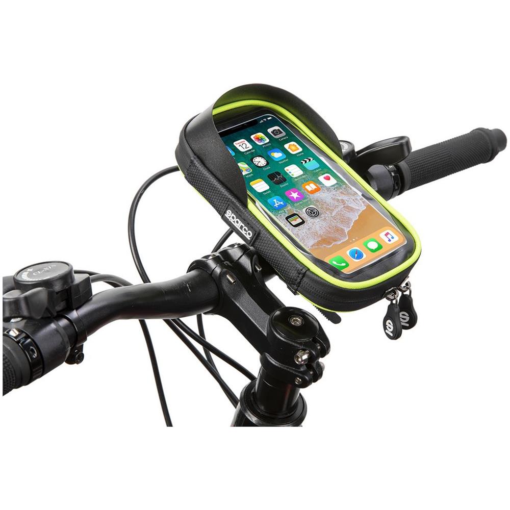 Custodia Borsa Gialla Porta Cellulare Per Bici In Microfibra Impermeabile Con Touchscreen E Cerniera Doppia - Foto 2