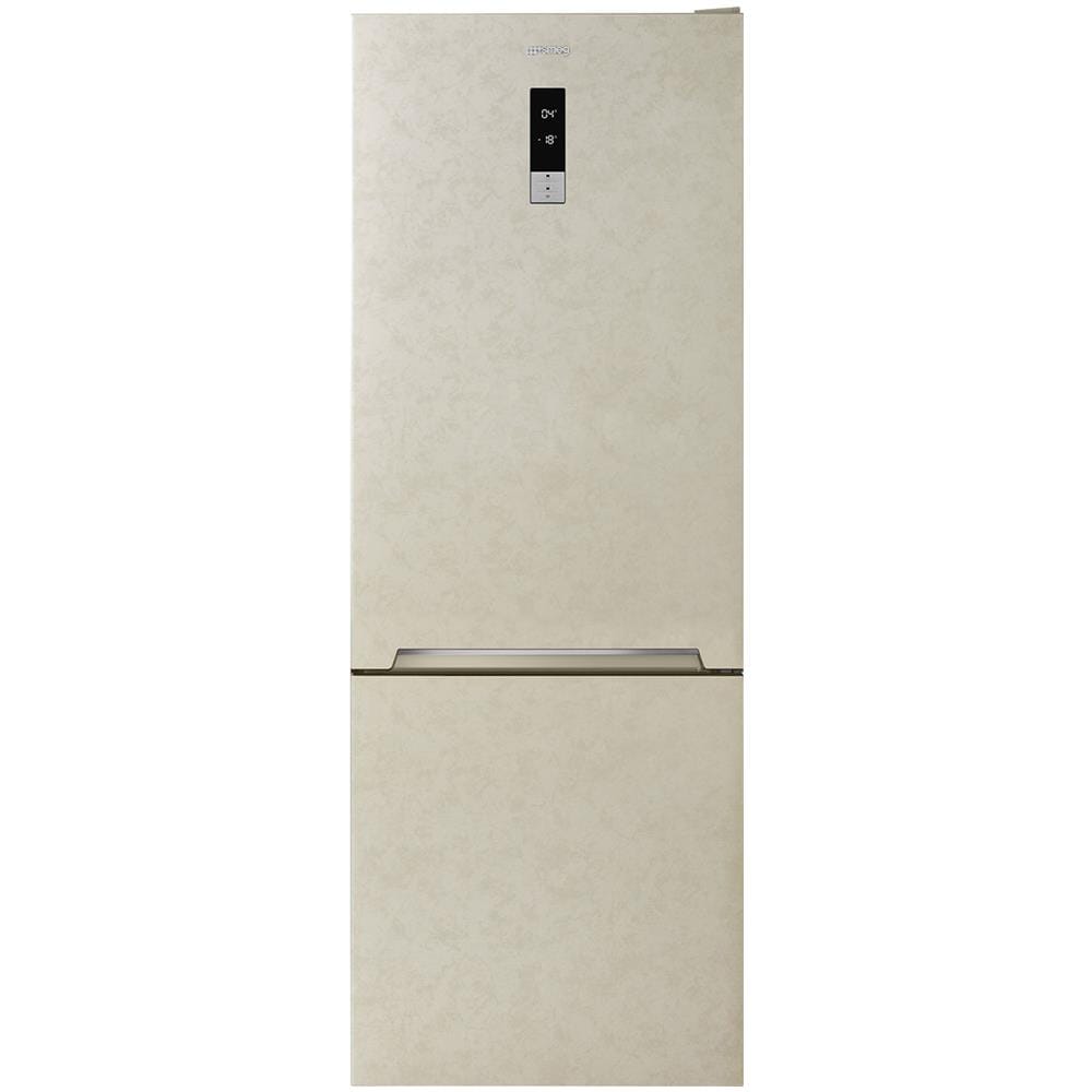 Frigorifero Combinato Libera installazione FC48MDNE Capacita 481 l Classe E Coore Sabbia - Foto 1