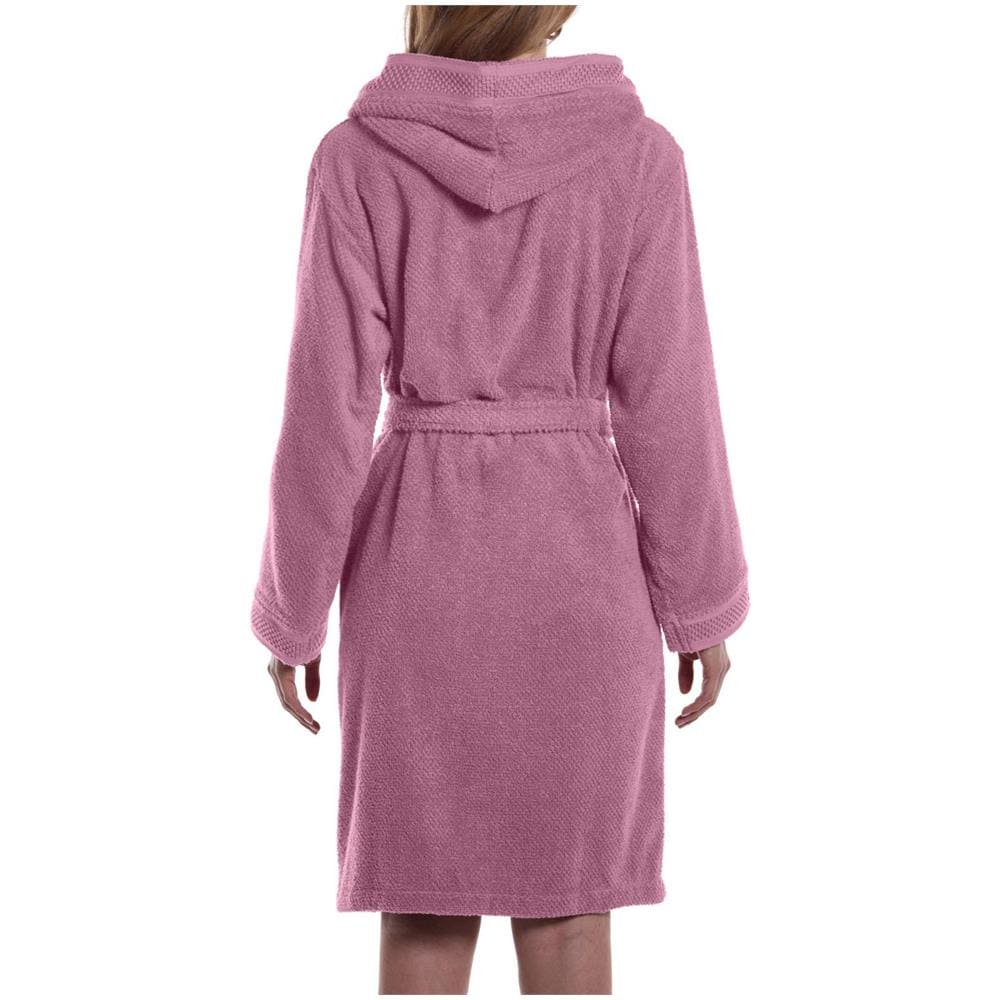 Accappatoio Con Cappuccio Spugnissima Gim In Cotone Colore Rosa Misura Xs - Foto 2