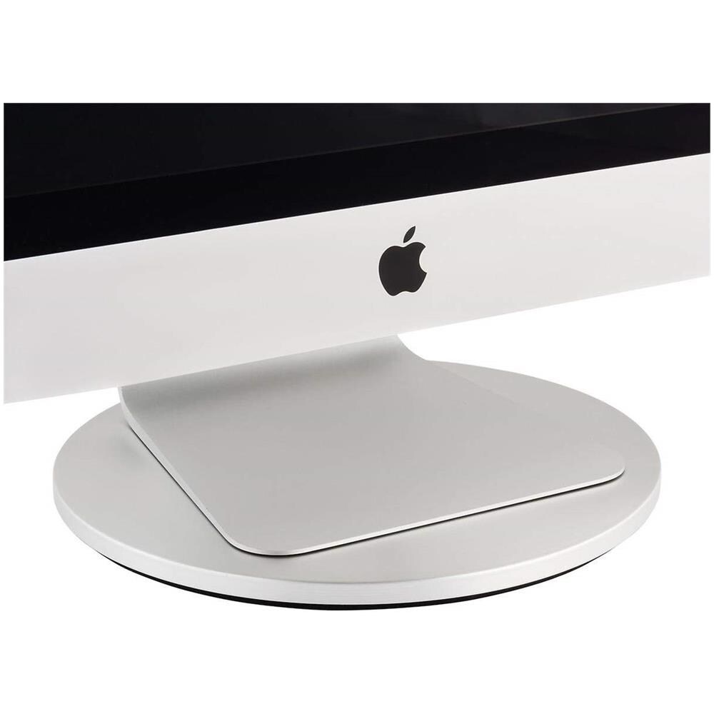 Aludisc Piedistallo Rotante 360° per Apple iMac Thunderbolt Display, Argento - Foto 2