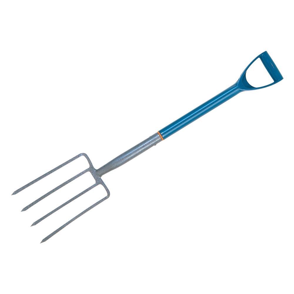 Forcone Da Scavo Silverline 819722 - 1000 Mm, Denti Flessibili, Manico In Polipropilene