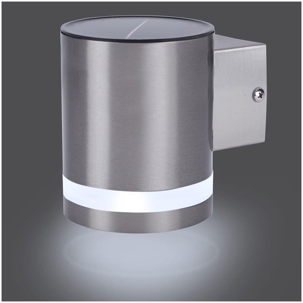 Applique Solare con Sensore 0,5 W Argento GWS-003-DS - Foto 2
