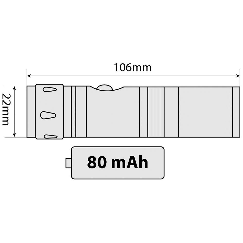 Torcia Alluminio Pocket-led Ricaricabile 1watt - Foto 7