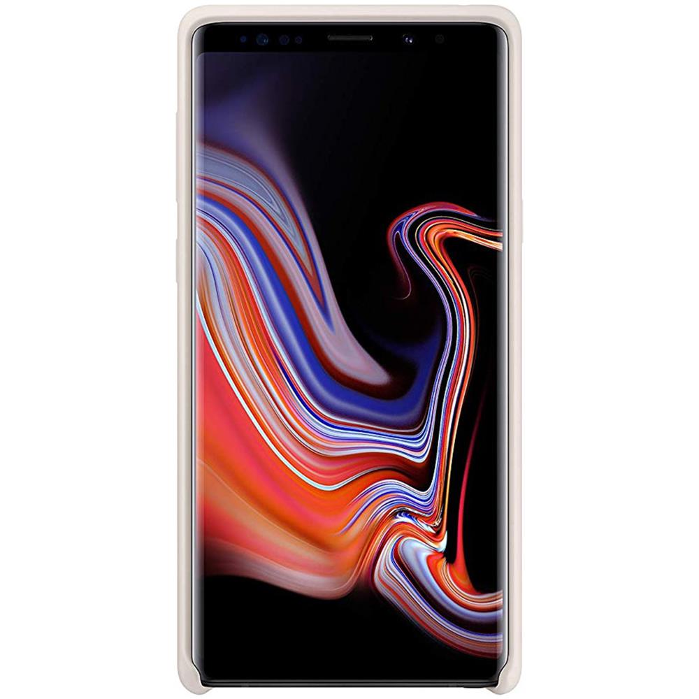 Cover Galaxy Note 9 Originale Samsung Silicone Cover Soft Touch Bianco - Foto 8