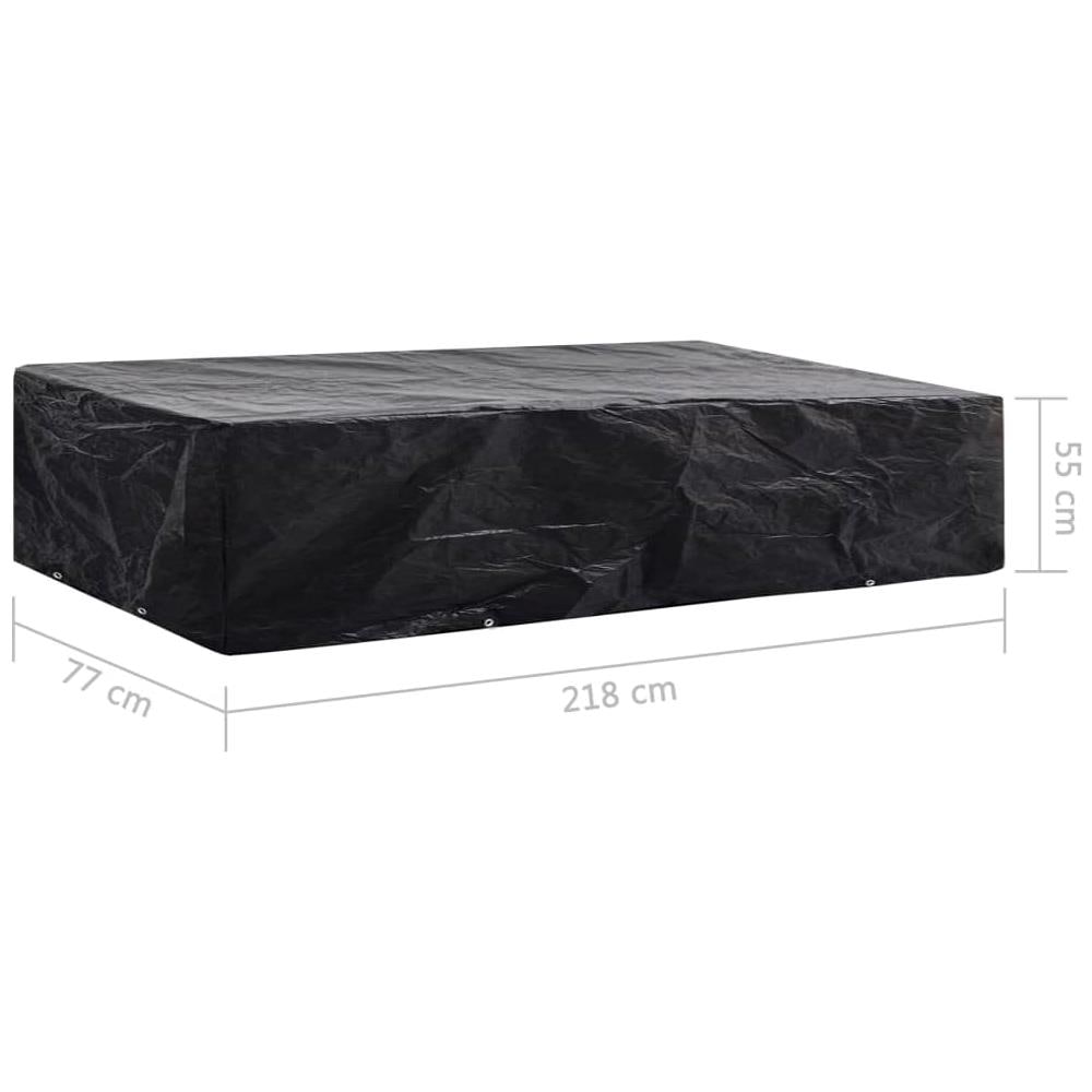 Copertura Per Lettino Prendisole Con 8 Occhielli 218x77x55 Cm - Foto 2