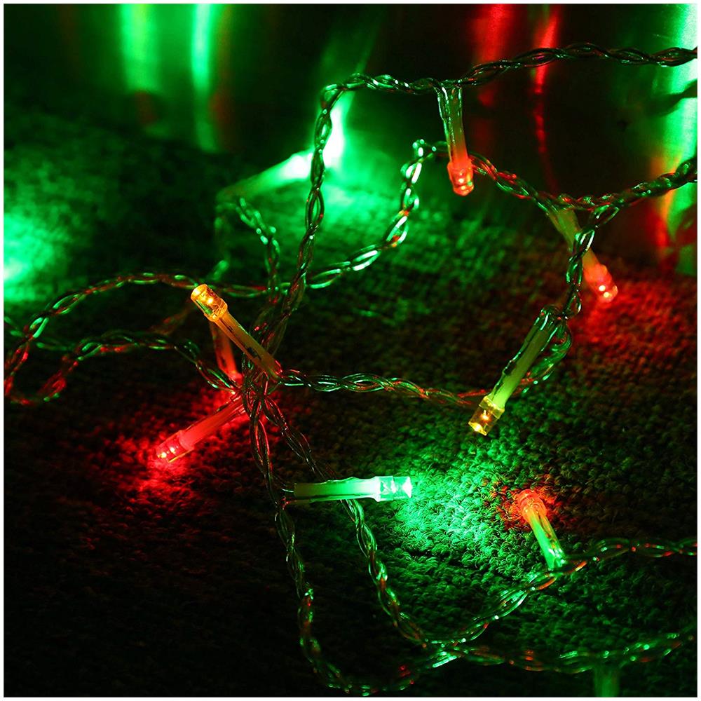 Cascata Luminosa Tenda Di Natale 192 Led Flash Multicolor 510x90 Prolungabile 15mt - Foto 3