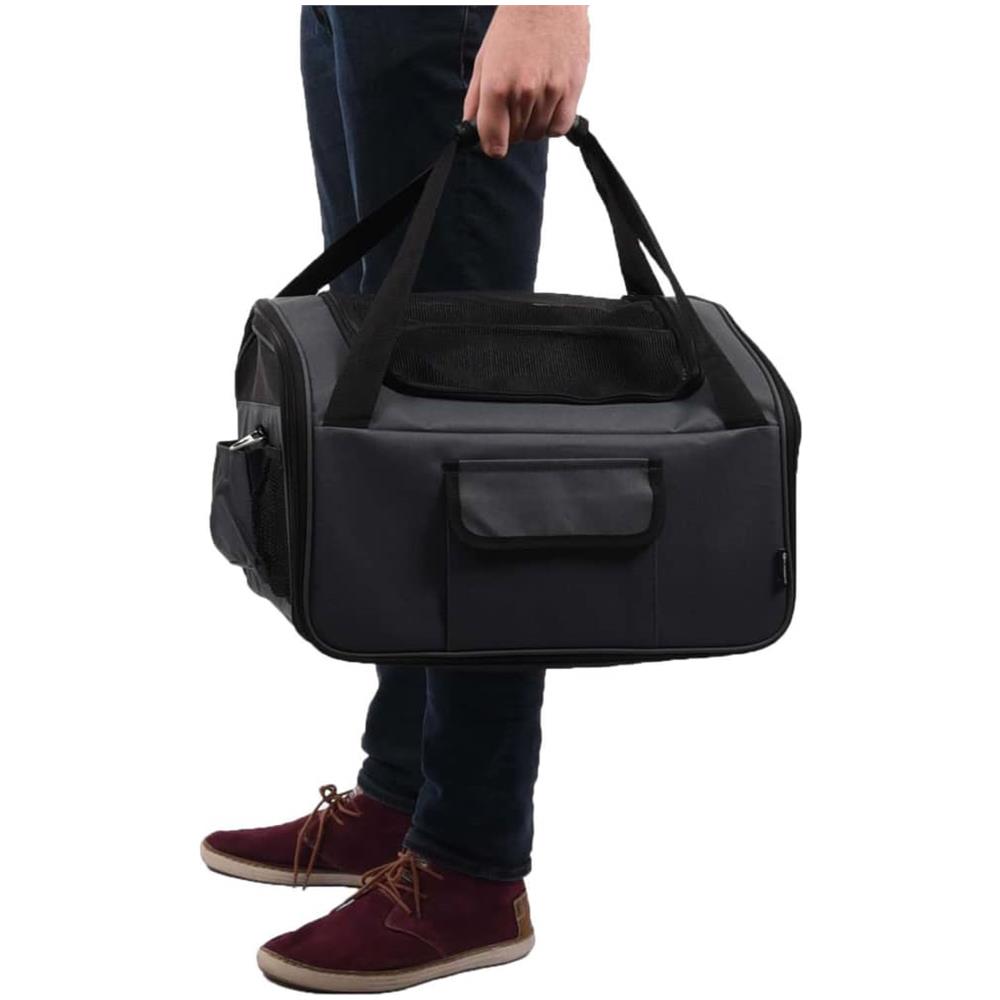 Seggiolino Auto E Trasportino Per Animali Ida Grigio 518125 - Foto 7